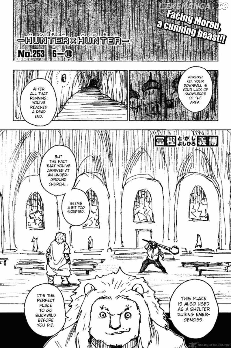 Hunter x Hunter, Chapter 253 image 01